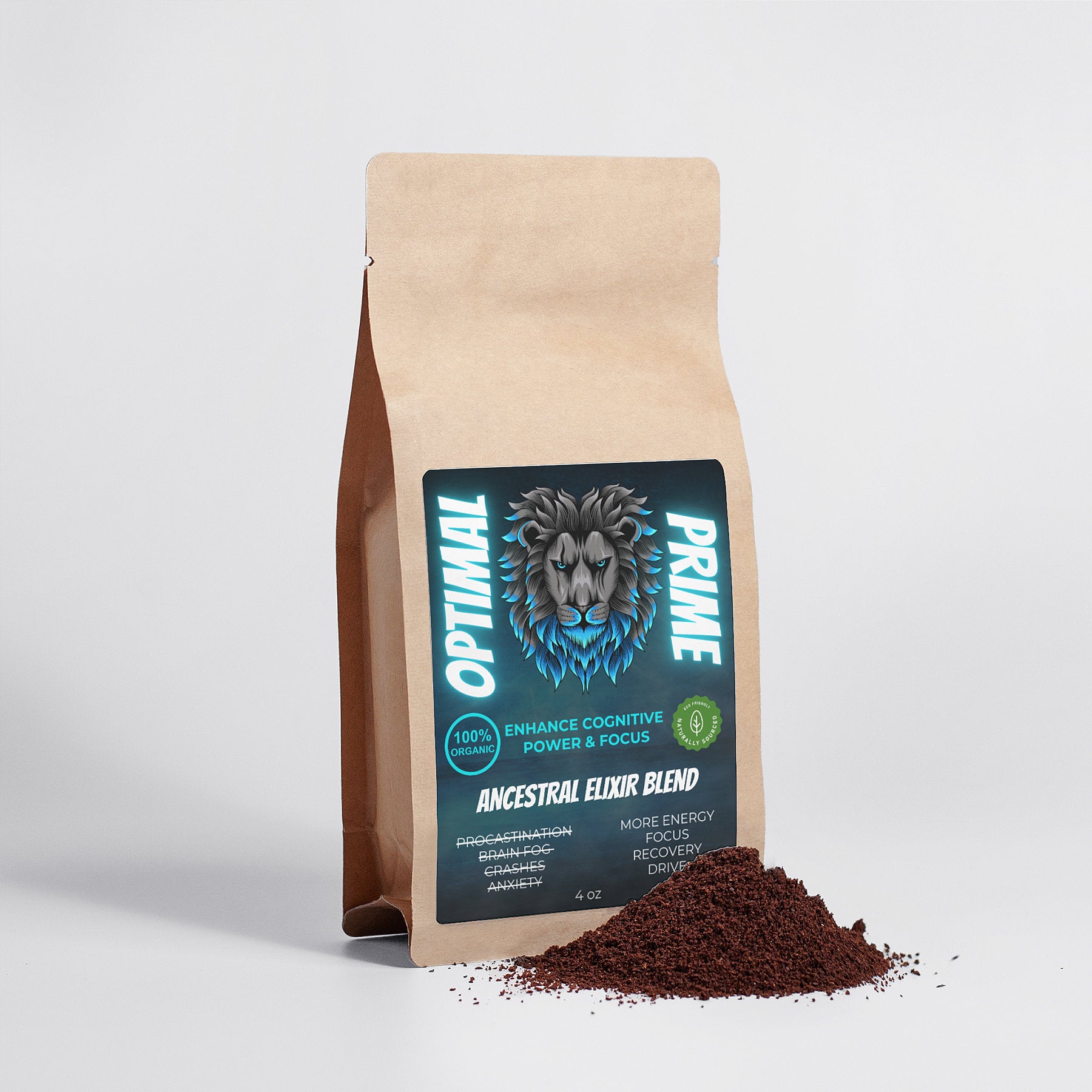 ANCESTRAL ELIXIR BLEND - 4oz Mushroom Coffee Fusion