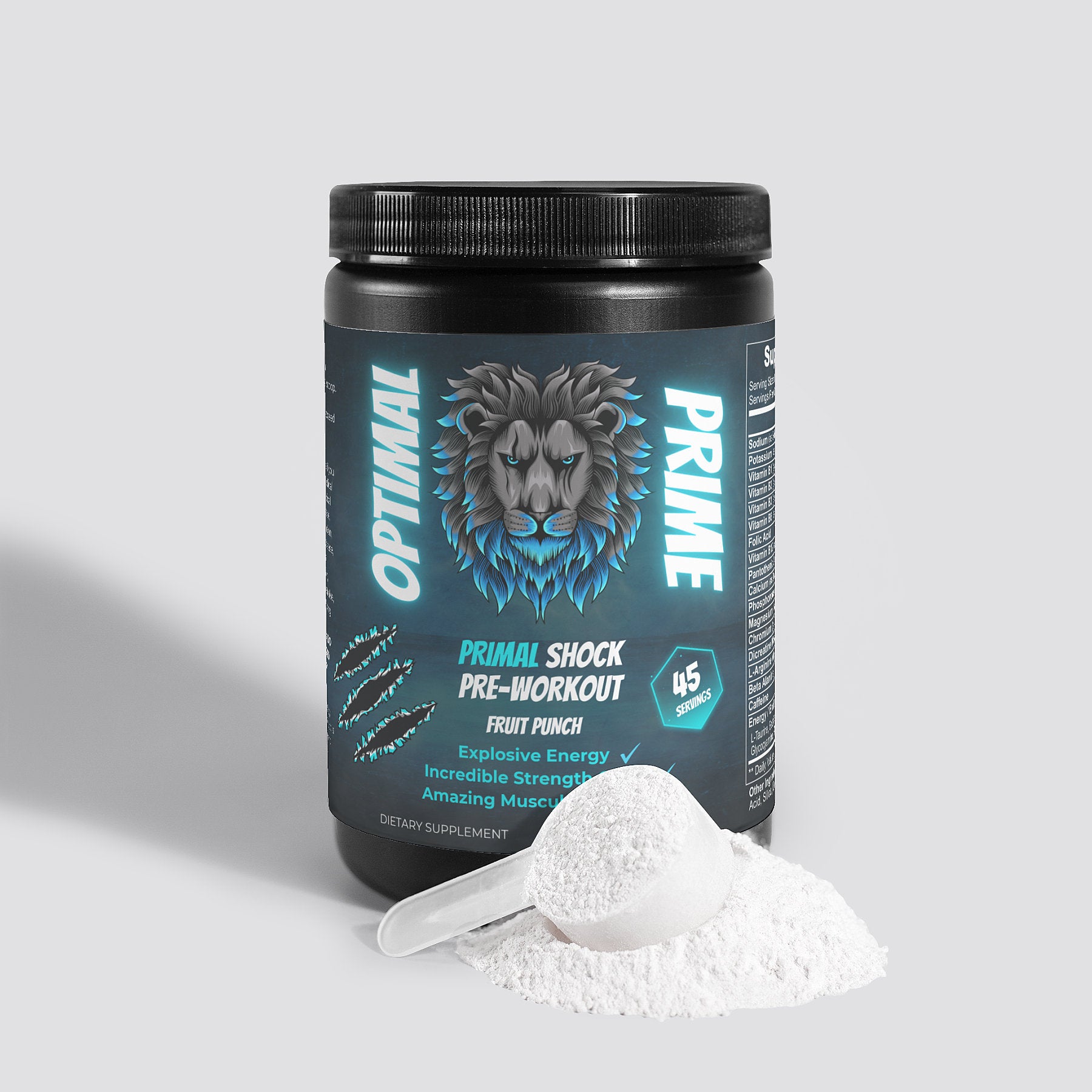 PRIMAL SHOCK PRE-WORKOUT (45 Servings)