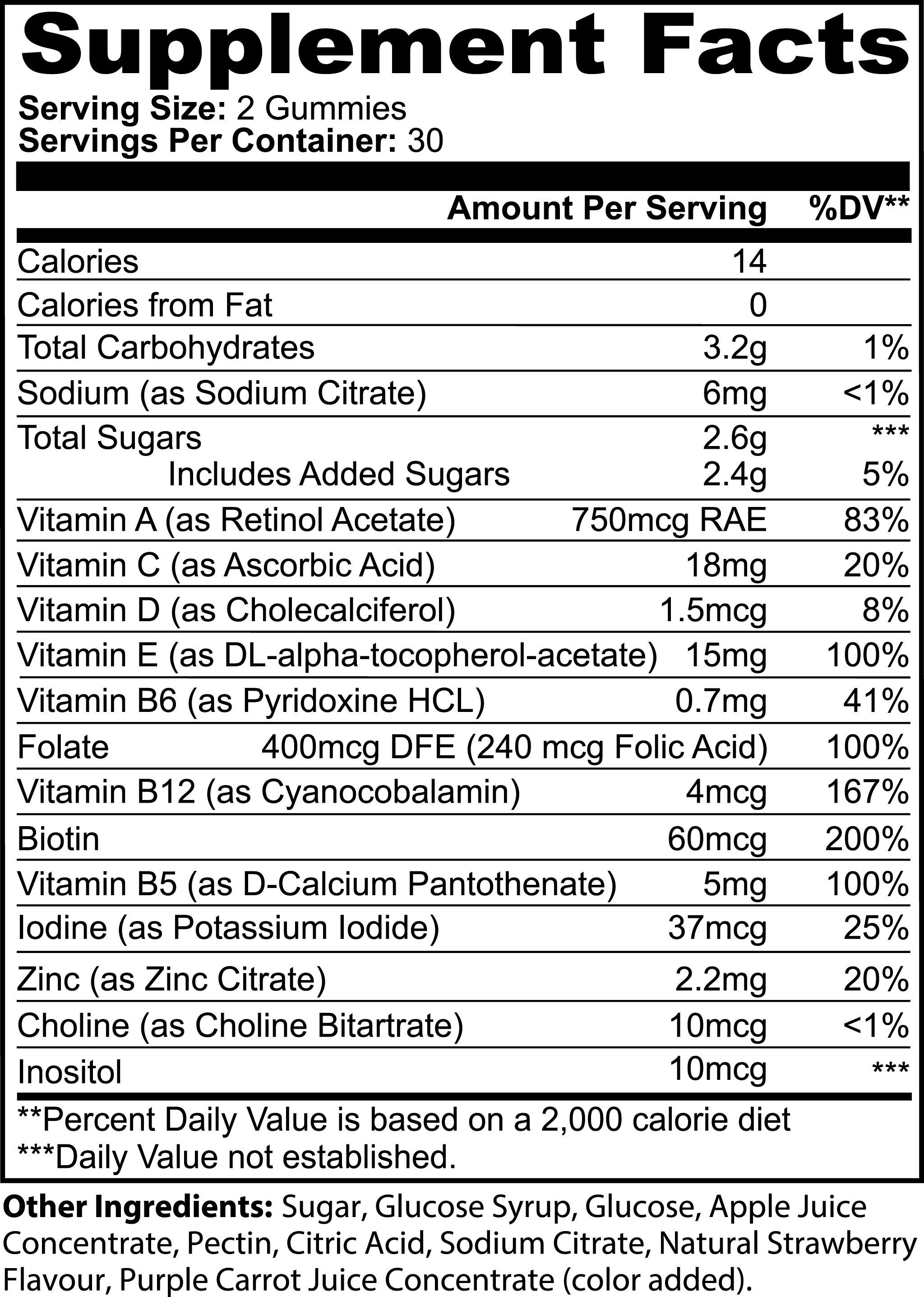 OPTIMAL MULTIVITAMIN Gummies (Adult)