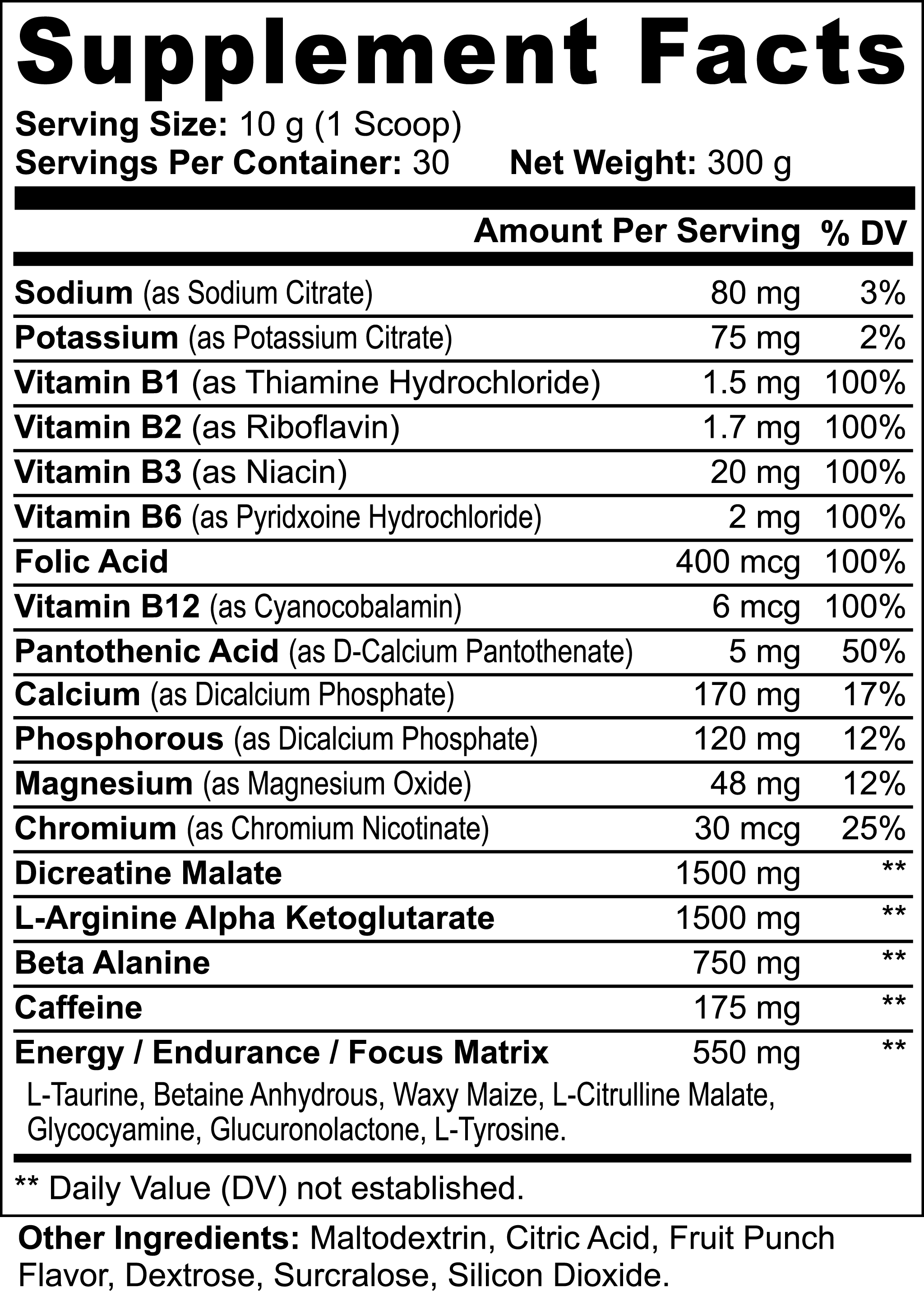 PRIMAL SHOCK PRE-WORKOUT (45 Servings)